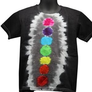 Kids Chakra Tie Dye T-Shirt - Kids Small